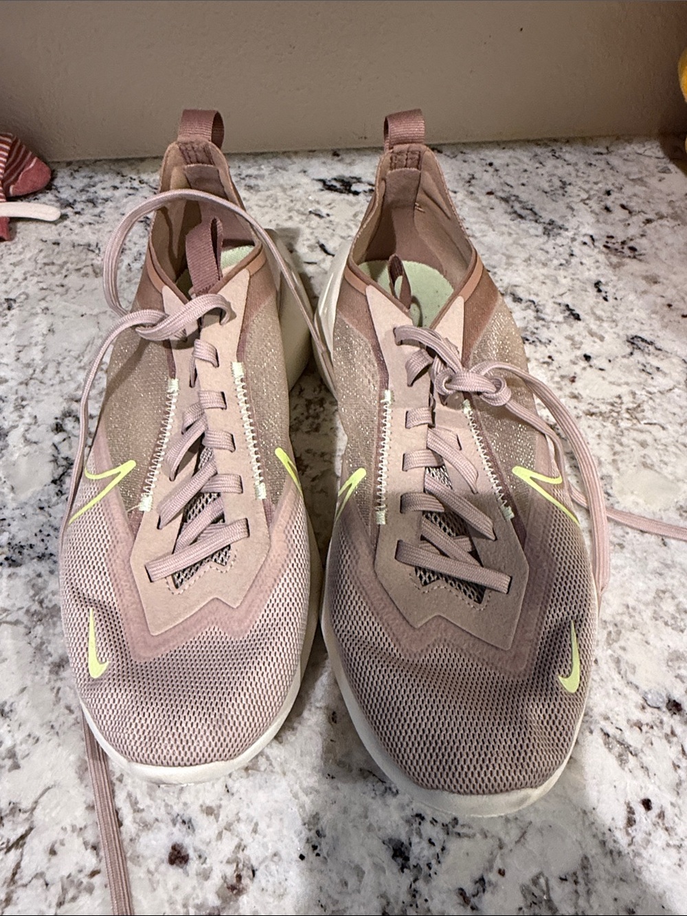 Nike Women’s Vista Lite Mesh Athletic Sneakers with Neon Swoosh
